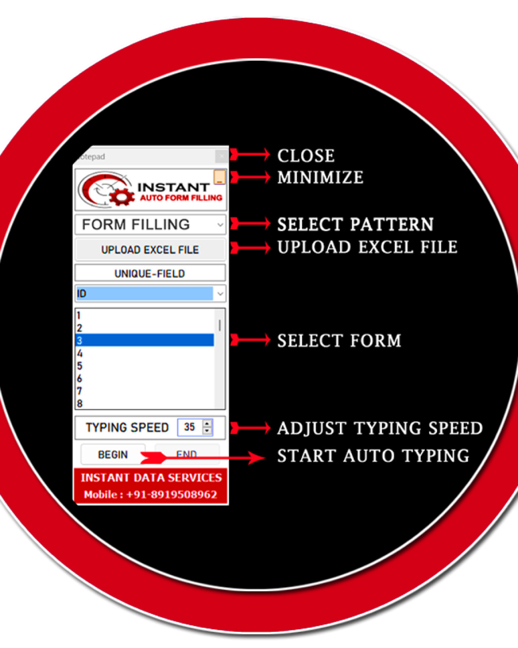 Medical Form Filling Auto Typing Software